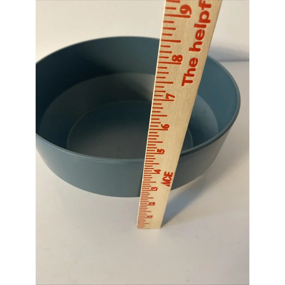 Arron Probyn West Elm Modern Melamine Large Serving Bowl Dark Teal